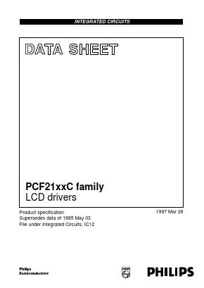 PCF2100C Datasheet PDF Philips Electronics