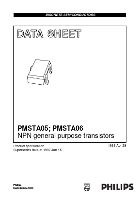 PMSTA05 Datasheet PDF Philips Electronics