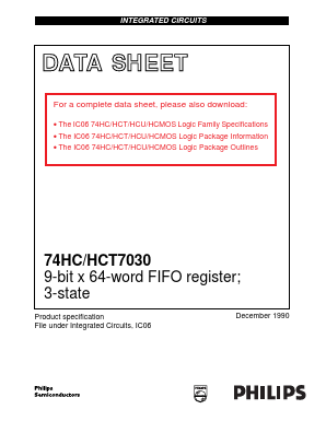 74HC7030N Datasheet PDF Philips Electronics