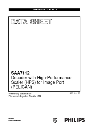 SAA7112H/01 Datasheet PDF Philips Electronics
