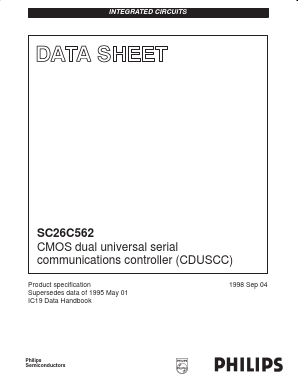 SC26C562 Datasheet PDF Philips Electronics