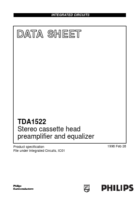 TDA1522 Datasheet PDF Philips Electronics