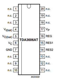 TDA3606AT Datasheet PDF Philips Electronics