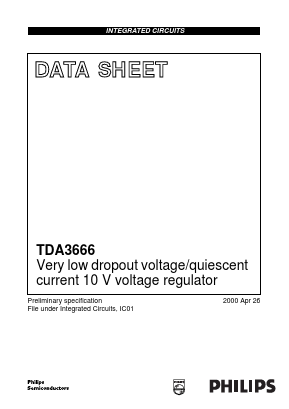 TDA3666AT Datasheet PDF Philips Electronics
