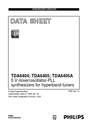 TDA6405TS Datasheet PDF Philips Electronics