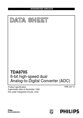 TDA8705T/C2 Datasheet PDF Philips Electronics