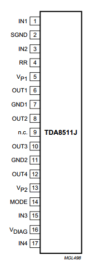 TDA8511J Datasheet PDF Philips Electronics