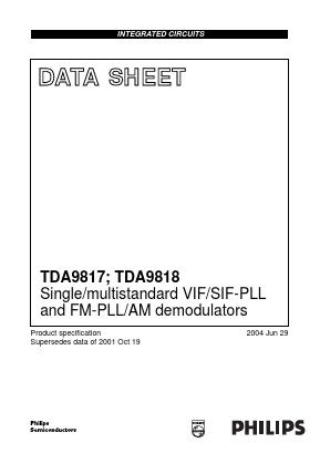 TDA9818T Datasheet PDF Philips Electronics