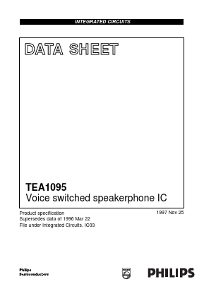 TEA1095TS Datasheet PDF Philips Electronics