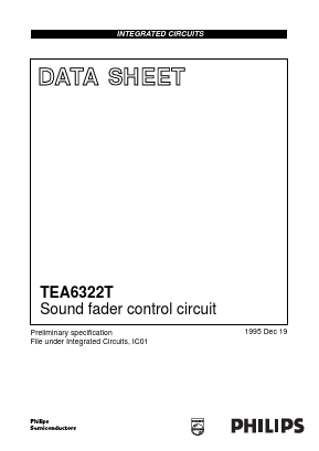 TEA6322 Datasheet PDF Philips Electronics