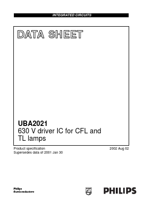 UBA2021 Datasheet PDF Philips Electronics