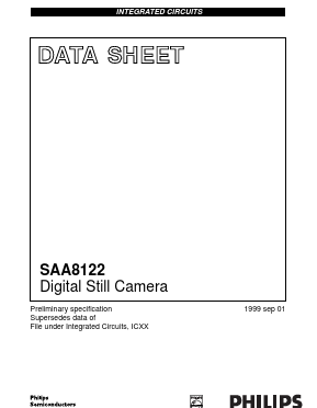 SAA8122E/C1 Datasheet PDF Philips Electronics