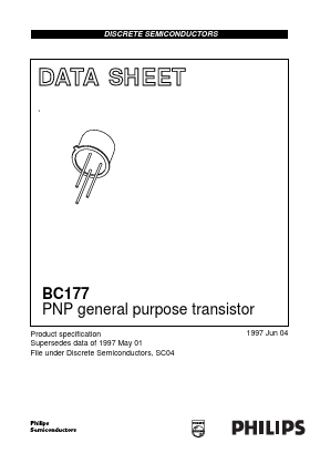 BC177B Datasheet PDF Philips Electronics