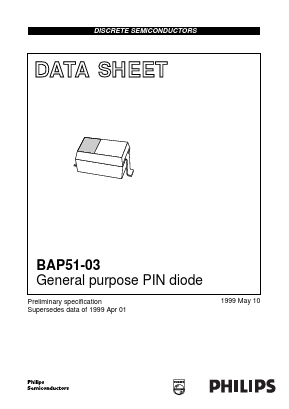 BAP51-03 Datasheet PDF Philips Electronics