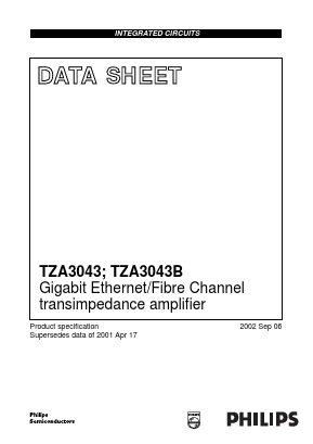 TZA3043BU/G Datasheet PDF Philips Electronics
