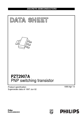 PZT2907A Datasheet PDF Philips Electronics