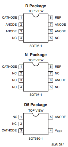 TL431CD5 Datasheet PDF Philips Electronics