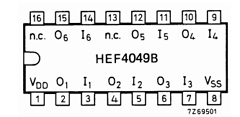 HEF4049BN Datasheet PDF Philips Electronics
