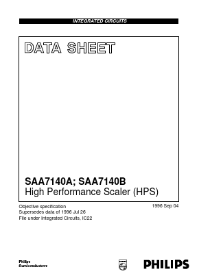 SAA7140BH/00 Datasheet PDF Philips Electronics