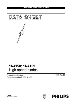 1N4150 Datasheet PDF Philips Electronics