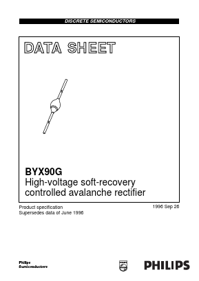 BYX90G Datasheet PDF Philips Electronics