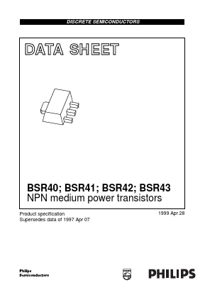 BSR42 Datasheet PDF Philips Electronics