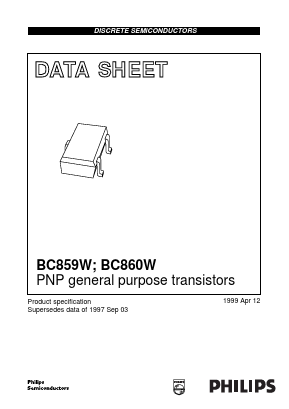 BC859CW Datasheet PDF Philips Electronics