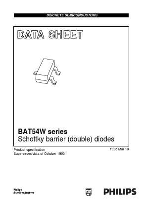 BAT54CW Datasheet PDF Philips Electronics