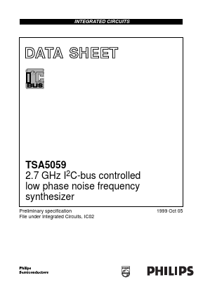 TSA5059T Datasheet PDF Philips Electronics