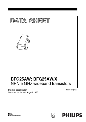 BFG25AW/X Datasheet PDF Philips Electronics