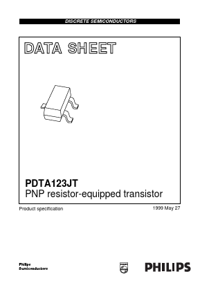 PDTA123JT_99 Datasheet PDF Philips Electronics