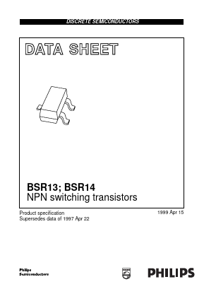 BSR13 Datasheet PDF Philips Electronics