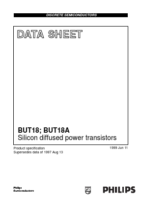 BUT18 Datasheet PDF Philips Electronics