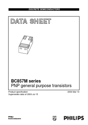 BC857CM Datasheet PDF Philips Electronics