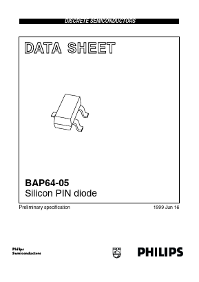 BAP64-05 Datasheet PDF Philips Electronics