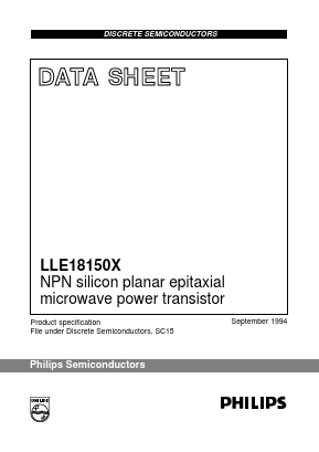 LLE18150X Datasheet PDF Philips Electronics