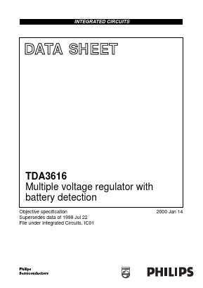 TDA3616PH/N1 Datasheet PDF Philips Electronics