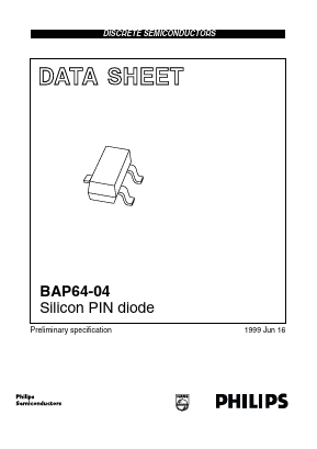BAP64-04 Datasheet PDF Philips Electronics