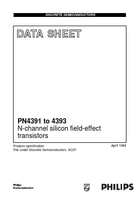 PN4393 Datasheet PDF Philips Electronics