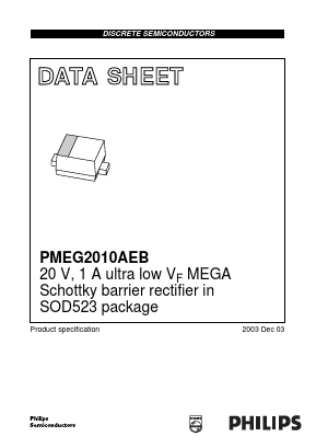 PMEG2010AEB Datasheet PDF Philips Electronics
