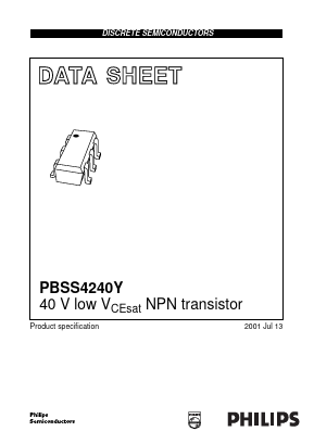 PBSS4240Y Datasheet PDF Philips Electronics