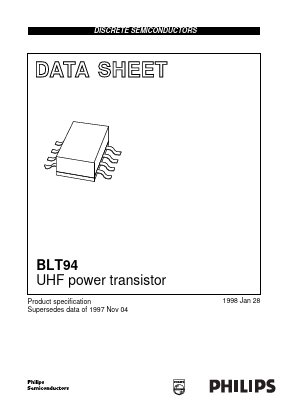BLT94 Datasheet PDF Philips Electronics
