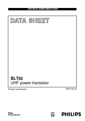 BLT82 Datasheet PDF Philips Electronics