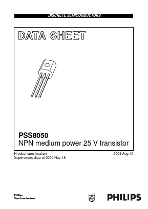 S8050D Datasheet PDF Philips Electronics