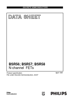 BSR58 Datasheet PDF Philips Electronics