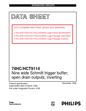 74HCT9114PW Datasheet PDF Philips Electronics