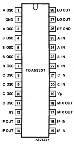 TDA5330T/C5 Datasheet PDF Philips Electronics