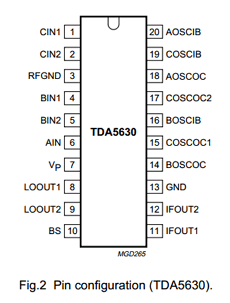 TDA5631 Datasheet PDF Philips Electronics