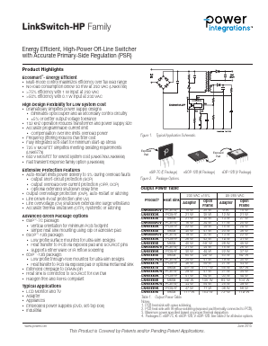 LNK6766E Datasheet PDF Power Integrations, Inc