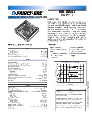 HES050ZE-A Datasheet PDF Power-One Inc.